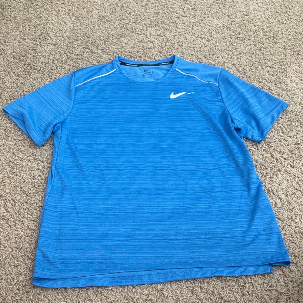 Nike Blue Short Sleeve Dri-FIT Athletic Tee